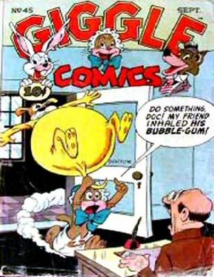 Book cover for Giggle Comics Number 45 Humor Comic Book