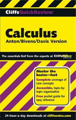 Book cover for CliffsQuickReview Anton's Calculus