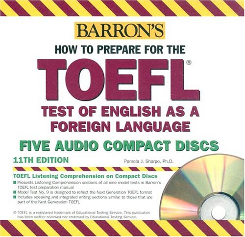 Book cover for HTP TOEFL 4 Audio Cds 11th