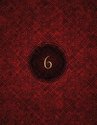 Cover of Monogram "6" Blank Sketchbook