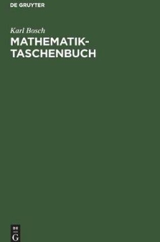 Cover of Mathematik-Taschenbuch