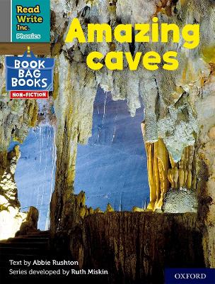 Book cover for Read Write Inc. Phonics: Amazing caves (Grey Set 7 NF Book Bag Book 6)