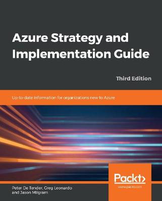 Book cover for Azure Strategy and Implementation Guide