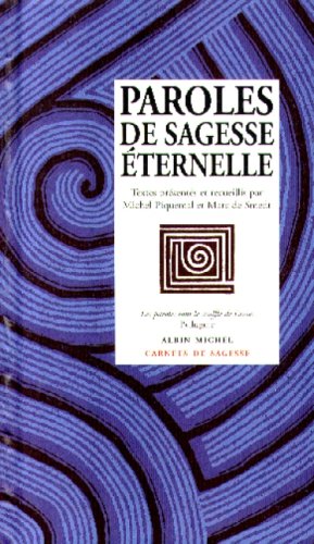 Book cover for Paroles de Sagesse Eternelle