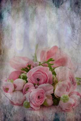 Book cover for A Beautiful Painting of a Dozen Pink Roses in a Bouquet