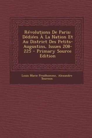 Cover of Revolutions de Paris