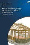 Book cover for Factors influencig energy performance of modern conservatories
