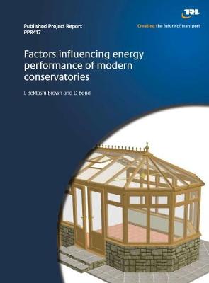 Book cover for Factors influencig energy performance of modern conservatories