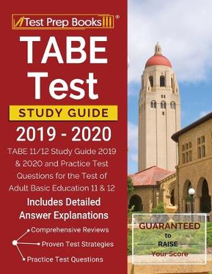 Book cover for TABE Test Study Guide 2019-2020