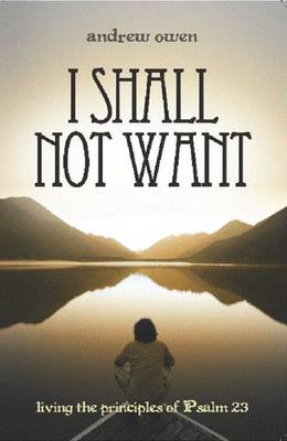Book cover for I Shall Not Want