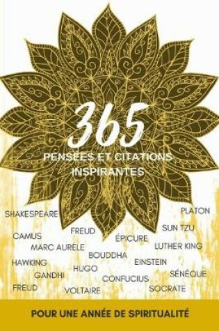 Cover of 365 pensees et citations inspirantes