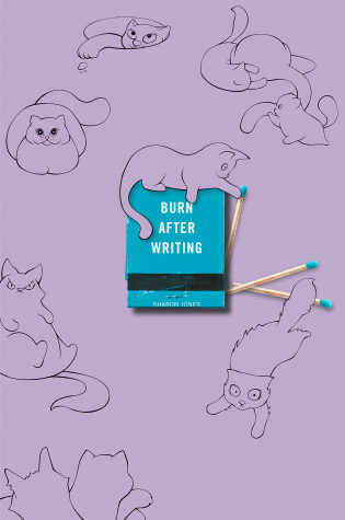 Book cover for Burn After Writing (Purple With Cats)