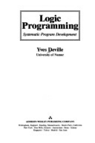 Cover of Logic Programming