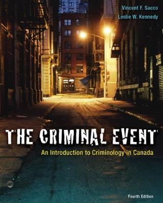 Book cover for The Criminal Event