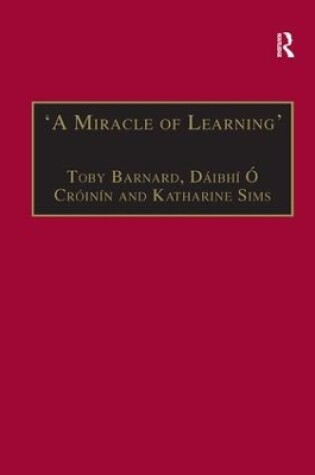 Cover of 'A Miracle of Learning'