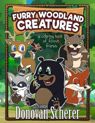 Book cover for Furry Woodland Creatures