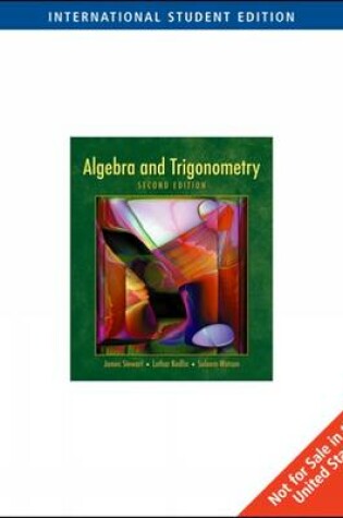 Cover of Algebra and Trigonometry