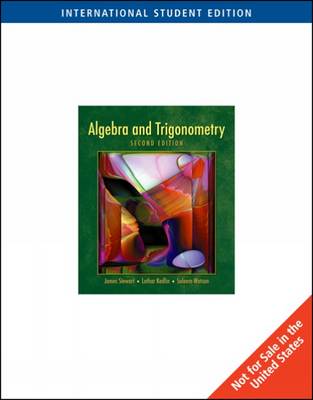 Cover of Algebra and Trigonometry