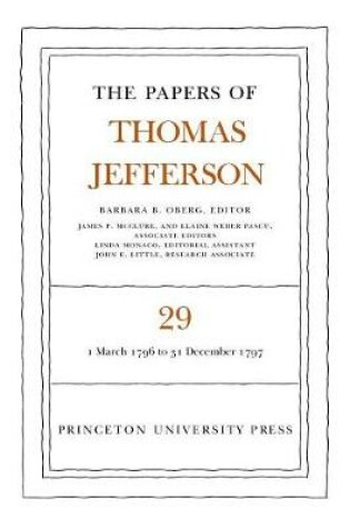 Cover of The Papers of Thomas Jefferson, Volume 29