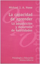 Book cover for La Capacidad de Aprender