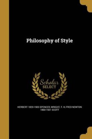 Cover of Philosophy of Style