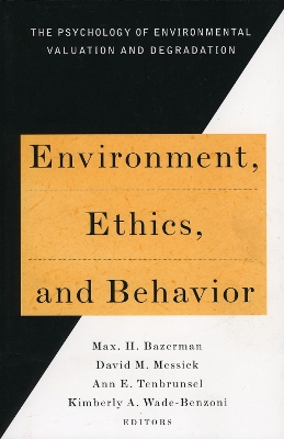 Book cover for Environment, Ethics, & Behavior