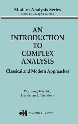 Cover of An Introduction to Complex Analysis