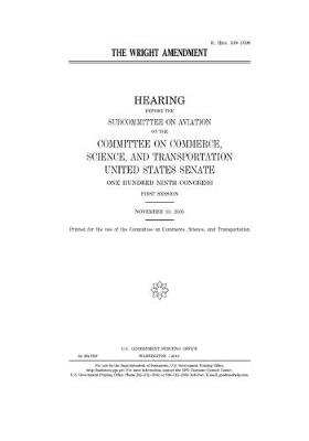 Book cover for The Wright Amendment