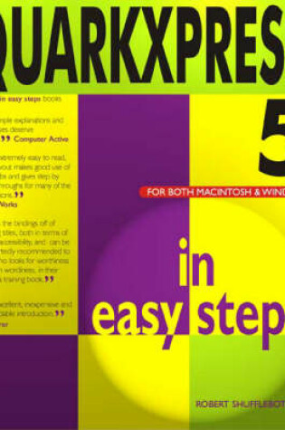Cover of QuarkXPress 5 in easy steps