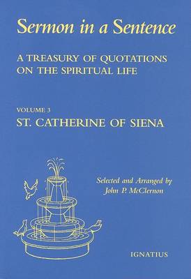 Book cover for Sermon in a Sentence,Volume 3: Catherine of Siena