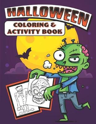 Book cover for Halloween Coloring & Activity Book