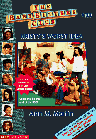 Book cover for Kristy's Worst Idea