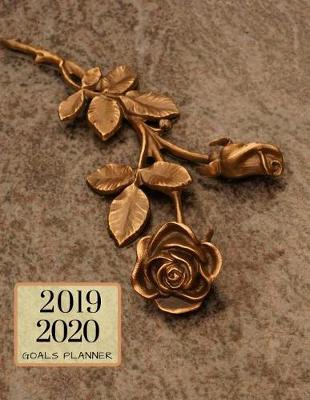 Book cover for 2019 2020 Rose Gold 15 Months Daily Planner