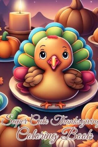 Cover of Super Cute Thanksgiving Coloring Book