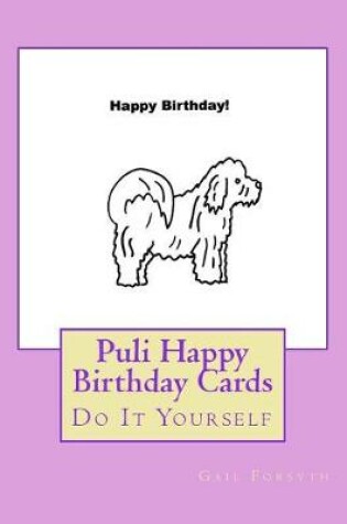 Cover of Puli Happy Birthday Cards