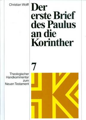 Cover of Der Erste Brief Des Paulus an Die Korinther