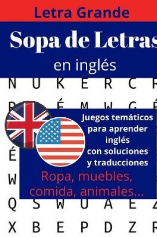 Cover of Sopa de letras en inglès