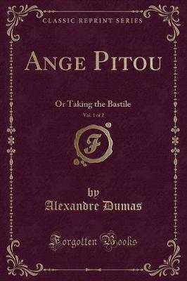 Book cover for Ange Pitou, Vol. 1 of 2