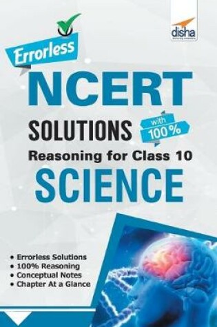 Cover of Errorless Ncert Solutions with 100% Reasoning for Class 10 Science