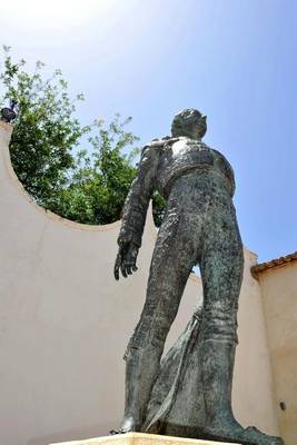 Book cover for Matador Statue in Ronda Spain Journal