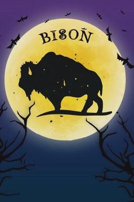 Book cover for Bison Notebook Halloween Journal