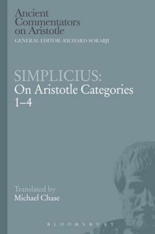 Cover of Simplicius: On Aristotle Categories 1-4