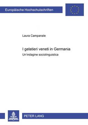 Cover of I Gelatieri Veneti in Germania