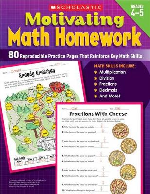 Book cover for Motivating Math Homework