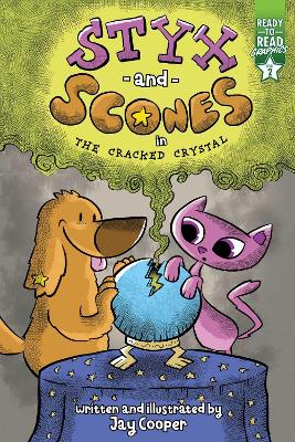 Book cover for Styx and Scones in the Cracked Crystal