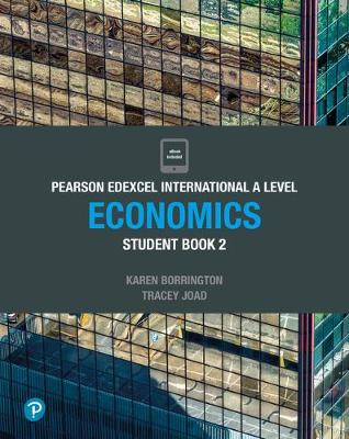 Book cover for Pearson Edexcel International A Level Economics Student Book