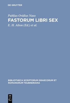 Cover of Fastorum Libri Sex