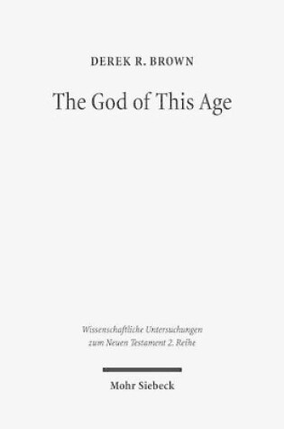 Cover of The God of This Age