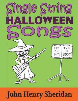 Book cover for Single String Halloween Songs