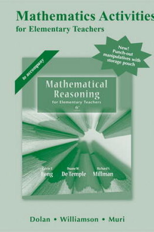 Cover of Mathematical Activities for Mathematical Reasoning for Elementary School Teachers